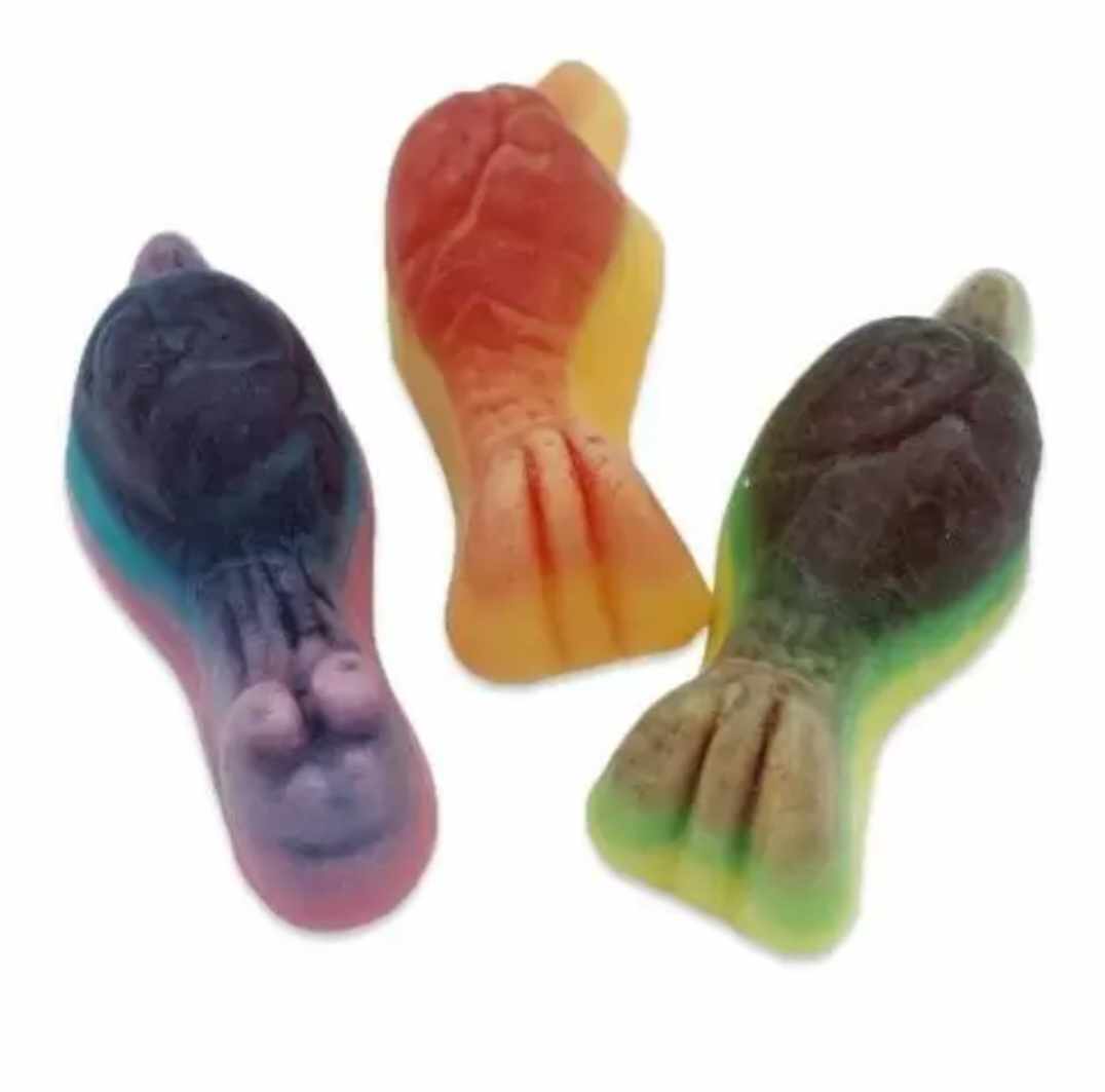 100g jelly filled sweets, all to go into the same bag