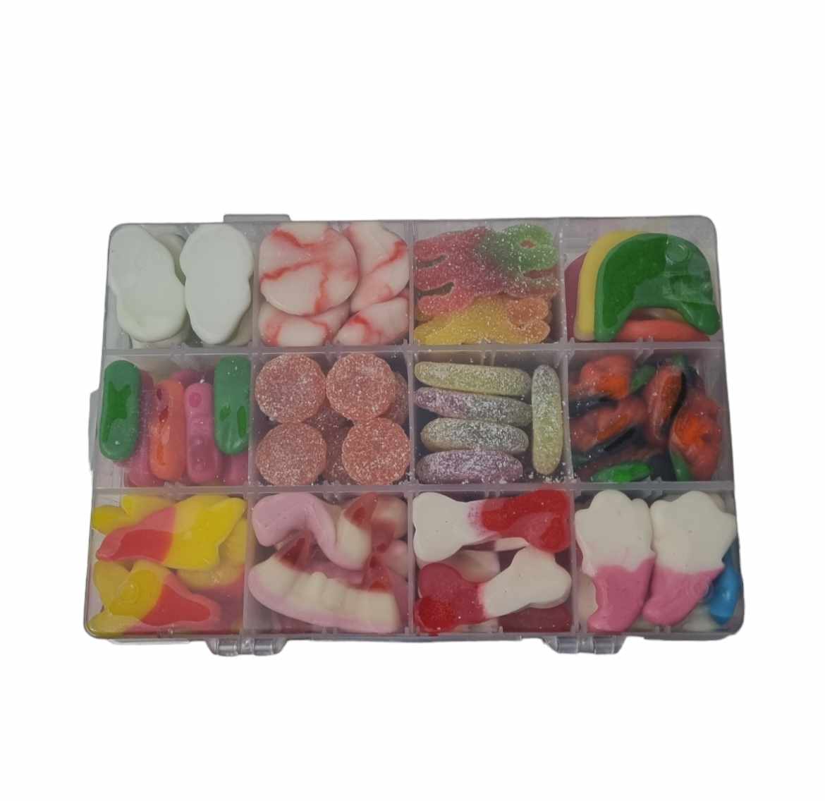 Snack box filled to the brim - can be filled with any sweet of your choice (picture is for illustration purposes only