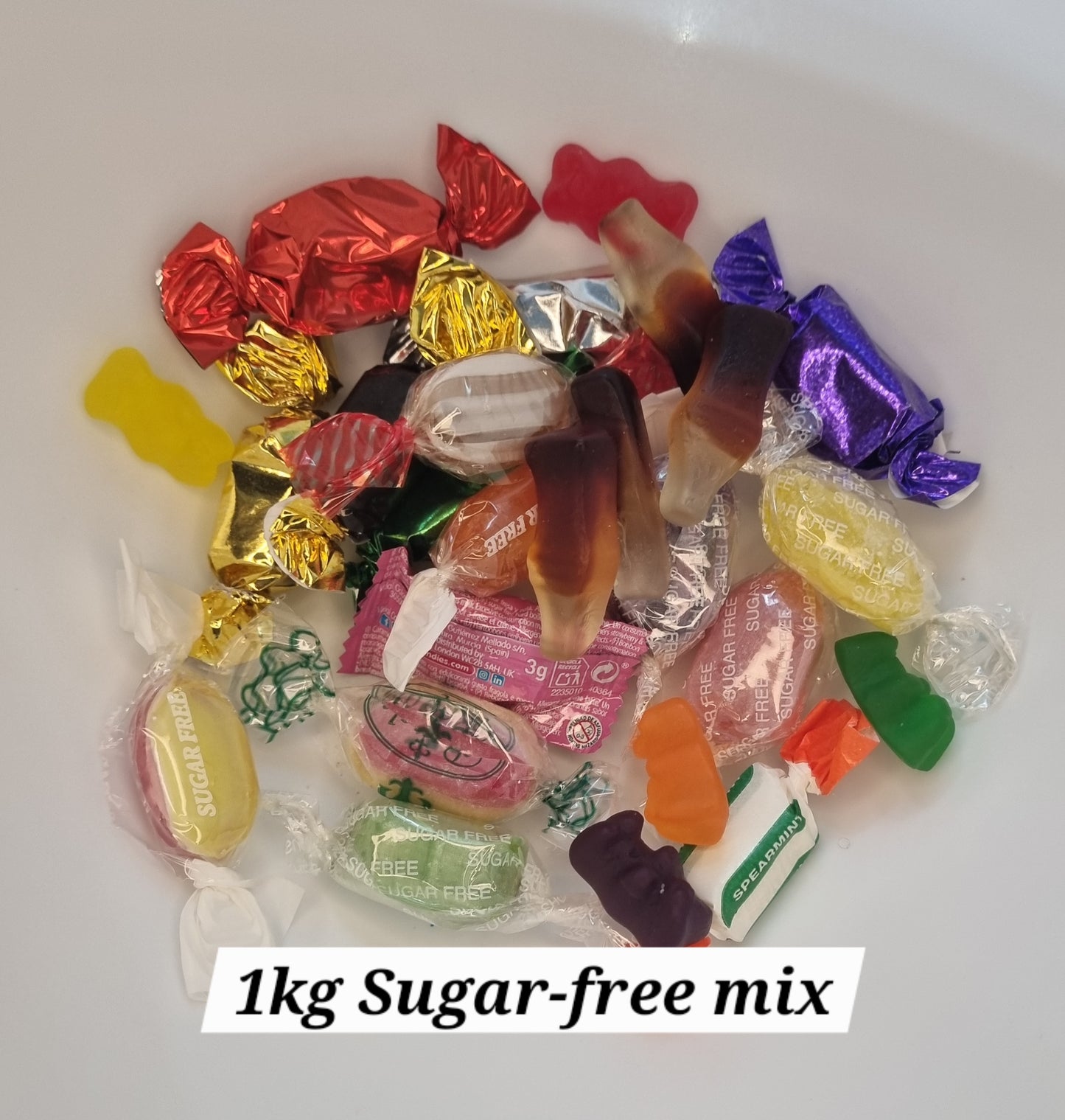 1kg Speciality Mixes - Cola, Blue, Red, Rayaditos, Fizzy Slices, Bottles, Rings, Skulls, Rocketz & Sugar-free