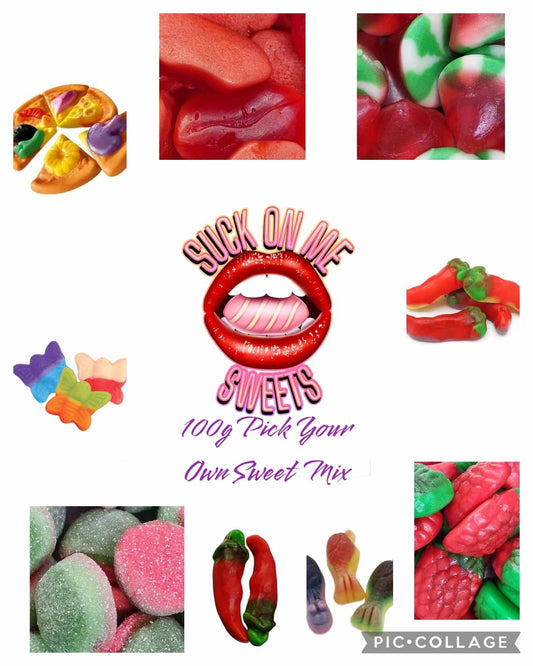 100g jelly filled sweets, all to go into the same bag
