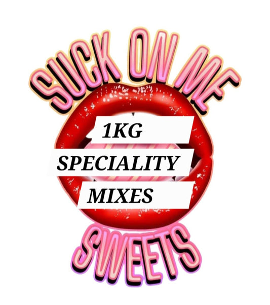 1kg Speciality Mixes - Cola, Blue, Red, Rayaditos, Fizzy Slices, Bottles, Rings, Skulls, Rocketz & Sugar-free