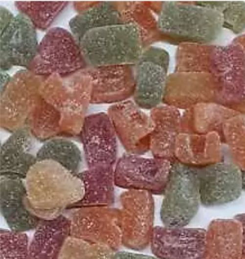 NEW SWEETS - IRON BREW BOTTLES, PINK & WHITE FIZZY STARS, FIZZY ABC LETTERS, GUMMY ABC LETTERS & TUTTI FRUTTI BOTTLES